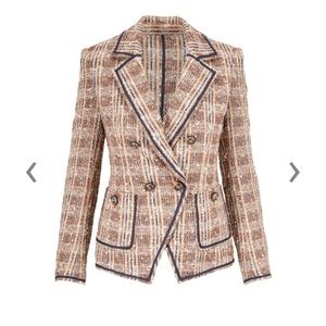 Veronica Beard BRAND NEW Theron Double breasted tweed Jacket